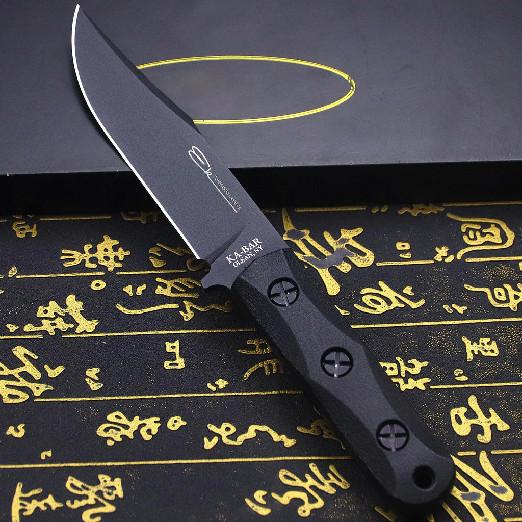 U.s.akb-ek50junglehuntingstraightknife + Sheath, Outdoorcampingsurvivalknife...